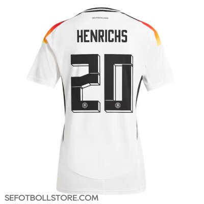Tyskland Benjamin Henrichs #20 Replika Hemmatröja Dam EM 2024 Kortärmad Tyskland Benjamin Henrichs #20 Replika Hemmatröja Dam EM 2024 Kortärmad